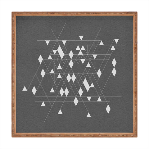 Iveta Abolina Study in Gray I Square Tray