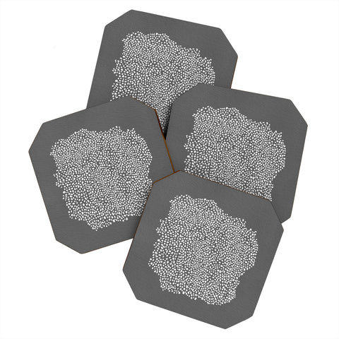 Iveta Abolina Study in Gray II Coaster Set