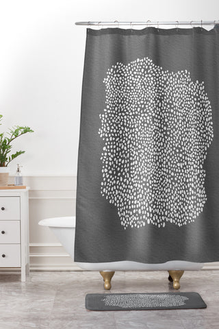 Iveta Abolina Study in Gray II Shower Curtain And Mat