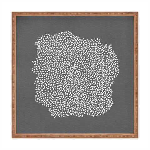 Iveta Abolina Study in Gray II Square Tray