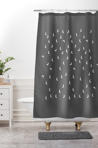 Iveta Abolina Study in Gray III Shower Curtain And Mat