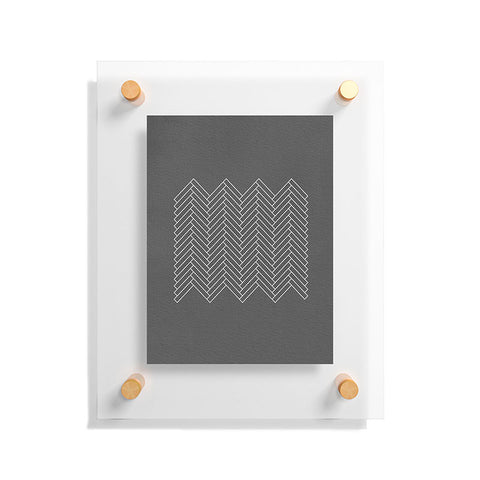 Iveta Abolina Study in Gray IV Floating Acrylic Print