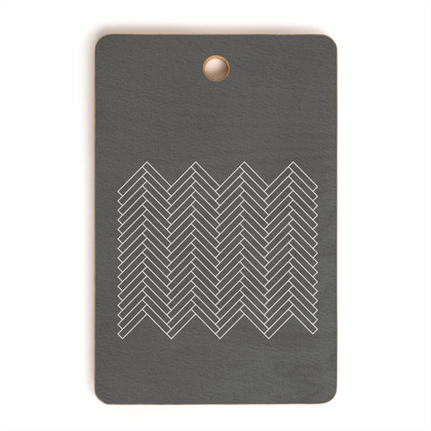 Iveta Abolina Study in Gray IV Cutting Board Rectangle