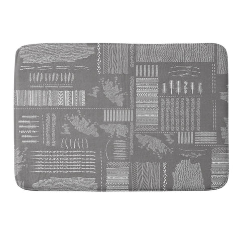 Iveta Abolina Study in Gray VI Memory Foam Bath Mat