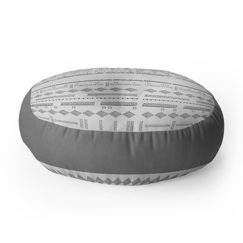 Iveta Abolina Study in Gray VII Floor Pillow Round