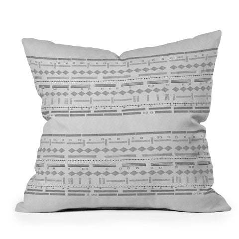 Iveta Abolina Study in Gray VII Throw Pillow