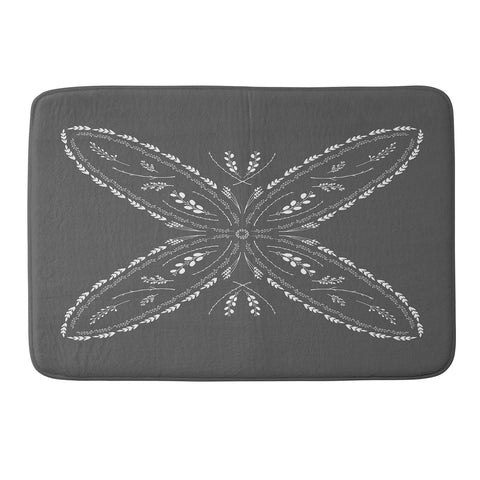 Iveta Abolina Study in Gray VIII Memory Foam Bath Mat