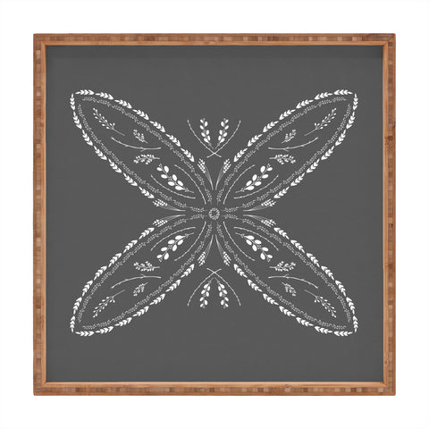 Iveta Abolina Study in Gray VIII Square Tray