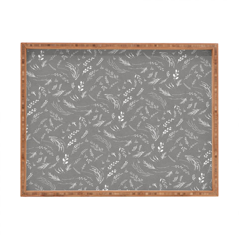 Iveta Abolina Study in Gray X Rectangular Tray