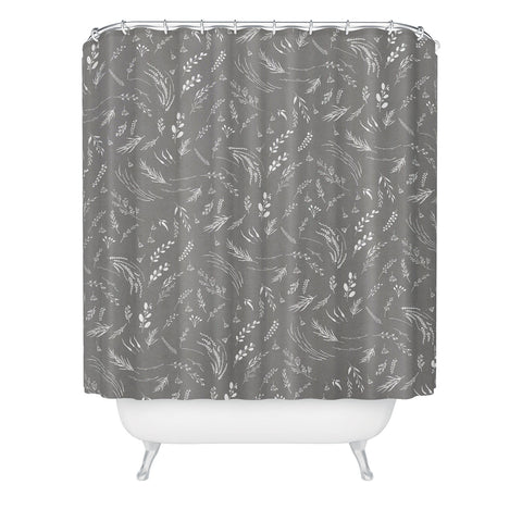 Iveta Abolina Study in Gray X Shower Curtain