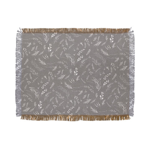 Iveta Abolina Study in Gray X Throw Blanket