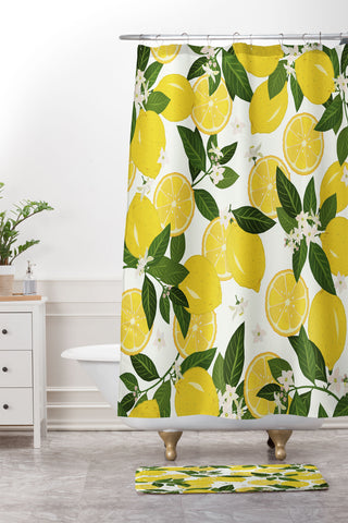 Iveta Abolina Summer Punch Shower Curtain And Mat