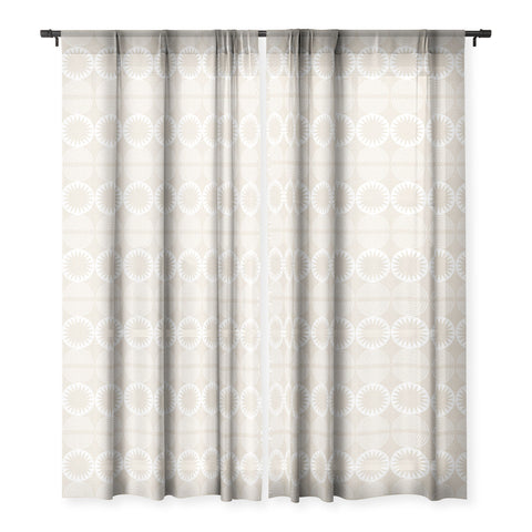 Iveta Abolina Sun and Arches Neutral Sheer Window Curtain