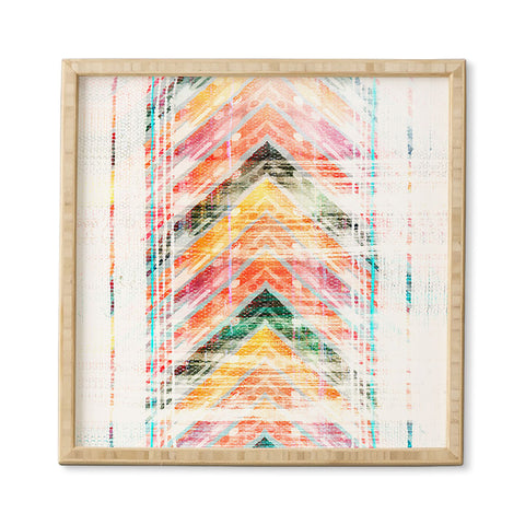Iveta Abolina Sun Kissed Chevron Framed Wall Art