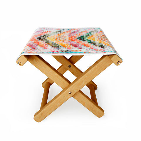 Iveta Abolina Sun Kissed Chevron Folding Stool
