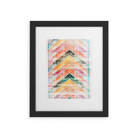 Iveta Abolina Sun Kissed Chevron Framed Art Print