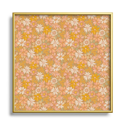 Iveta Abolina Sunny Days Ahead Square Metal Framed Art Print