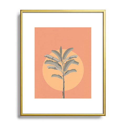 Iveta Abolina Sunrise Coral Metal Framed Art Print