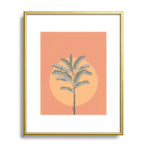Iveta Abolina Sunrise Coral Metal Framed Art Print