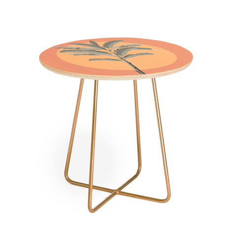 Iveta Abolina Sunrise Coral Round Side Table