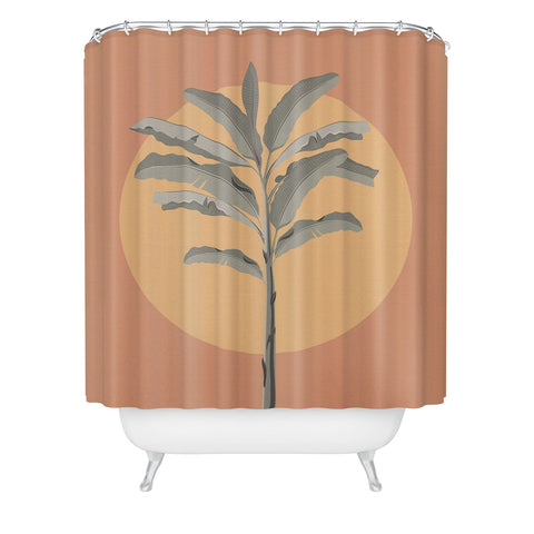 Iveta Abolina Sunrise Coral Shower Curtain