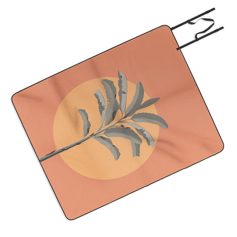 Iveta Abolina Sunrise Coral Picnic Blanket