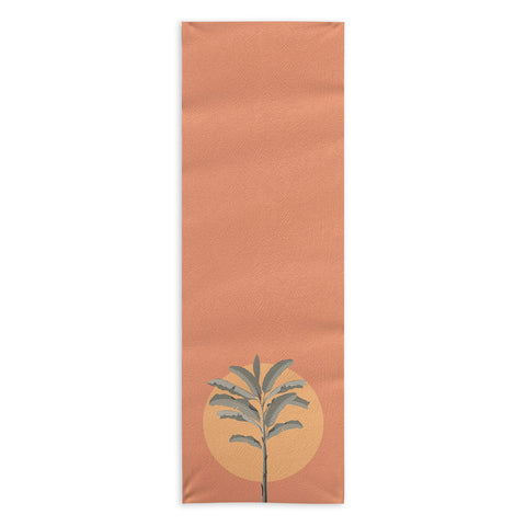 Iveta Abolina Sunrise Coral Yoga Towel