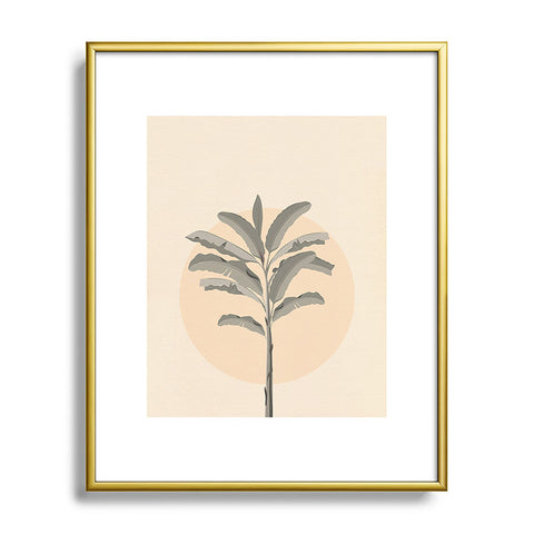 Iveta Abolina Sunrise Tan Metal Framed Art Print