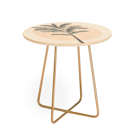 Iveta Abolina Sunrise Tan Round Side Table