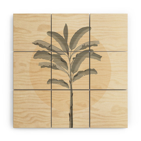 Iveta Abolina Sunrise Tan Wood Wall Mural