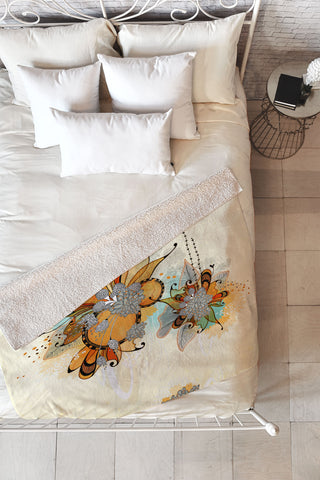 Iveta Abolina Sunset 2 Fleece Throw Blanket