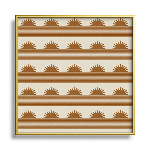 Iveta Abolina Sunset Cider Metal Square Framed Art Print