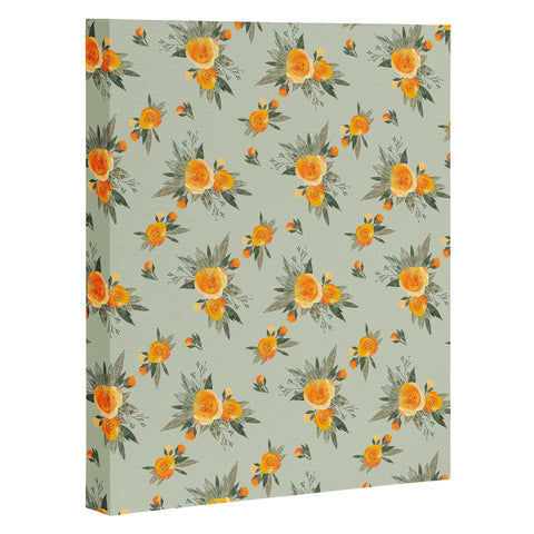 Iveta Abolina Tangerine Burst Art Canvas