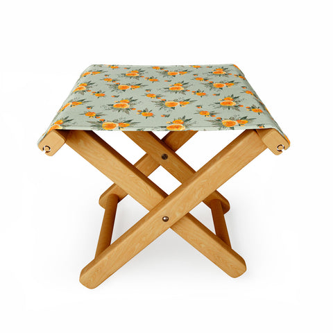 Iveta Abolina Tangerine Burst Folding Stool