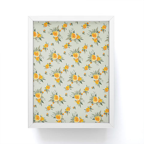 Iveta Abolina Tangerine Burst Framed Mini Art Print