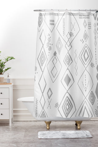 Iveta Abolina Tangier Villa III Shower Curtain And Mat