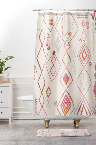 Iveta Abolina Tangier Villa Shower Curtain And Mat