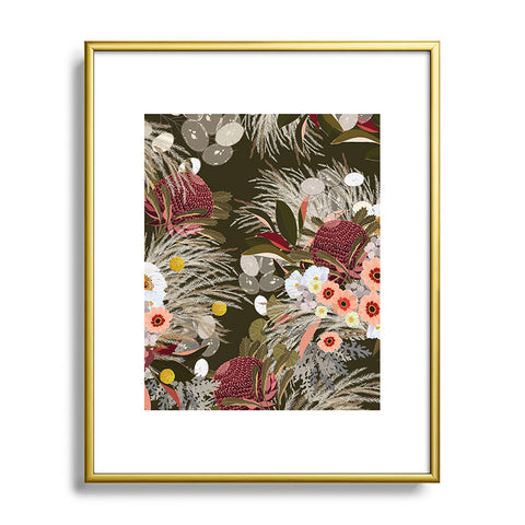 Iveta Abolina Teagan Pampas Grass Metal Framed Art Print