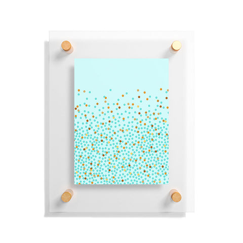Iveta Abolina Teal Splash Floating Acrylic Print