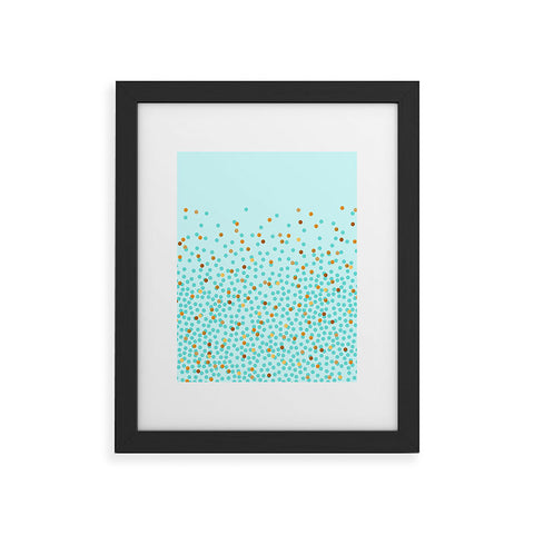 Iveta Abolina Teal Splash Framed Art Print