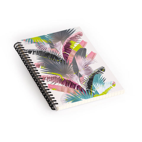 Iveta Abolina Tequila Sunrise Spiral Notebook