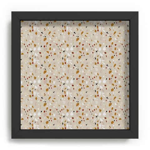 Iveta Abolina Terrazzo Tan Recessed Framing Square