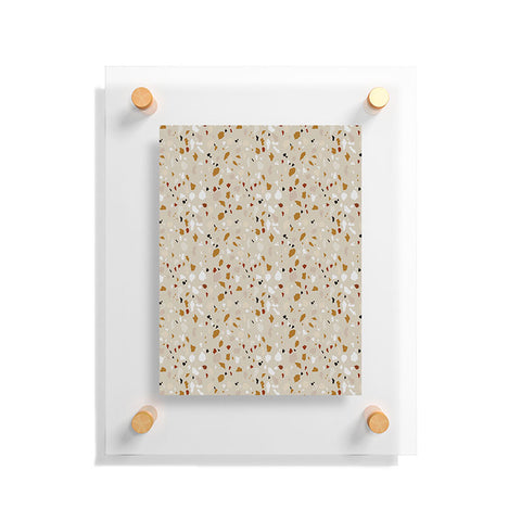Iveta Abolina Terrazzo Tan Floating Acrylic Print