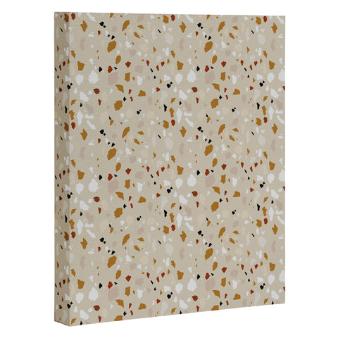 Iveta Abolina Terrazzo Tan Art Canvas