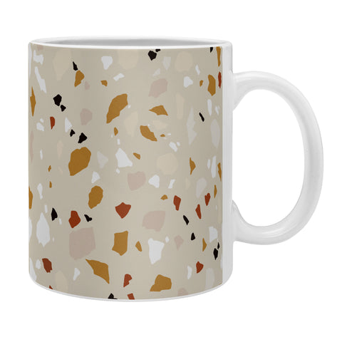 Iveta Abolina Terrazzo Tan Coffee Mug