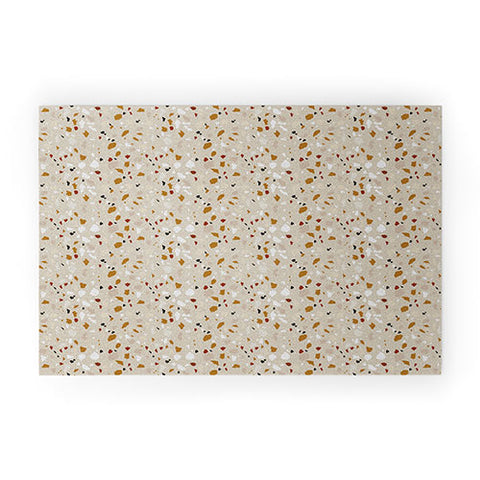 Iveta Abolina Terrazzo Tan Welcome Mat
