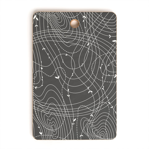 Iveta Abolina The Tangled Web Cutting Board Rectangle