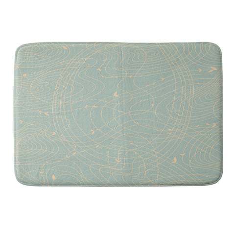 Iveta Abolina The Tangled Web II Memory Foam Bath Mat