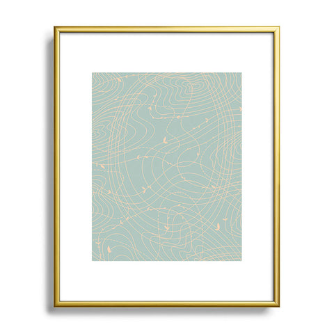 Iveta Abolina The Tangled Web II Metal Framed Art Print