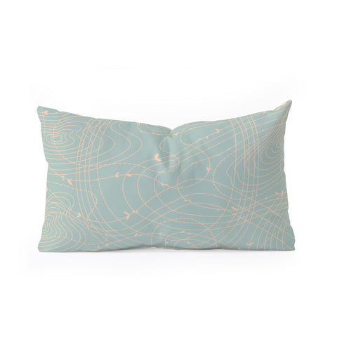 Iveta Abolina The Tangled Web II Oblong Throw Pillow